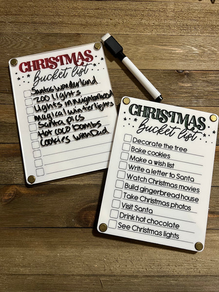 Christmas Bucket list
