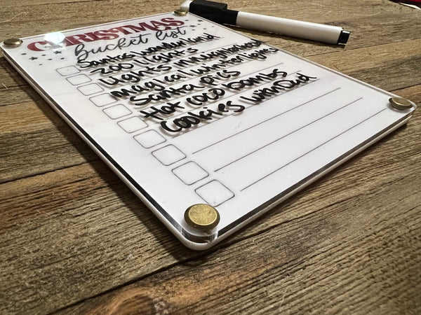 Christmas Bucket list