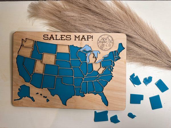 Sales Map Puzzle