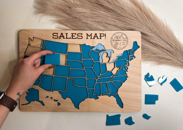 Sales Map Puzzle