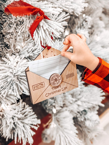 Christmas list ornament