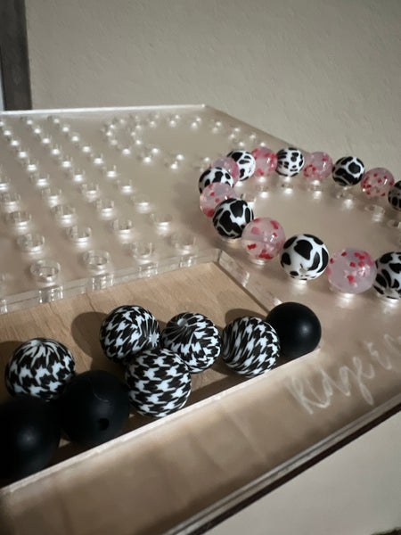 Bead Board with Tray