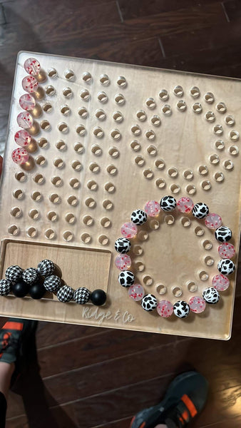 Bead Board with Tray