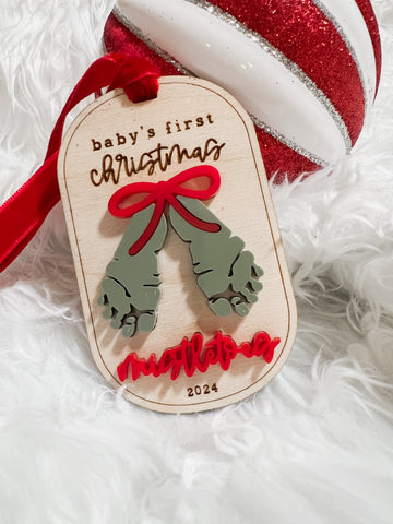 Babys First Christmas Mistletoes
