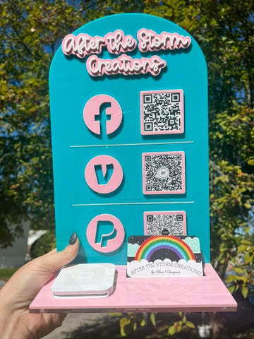 QR scan sign