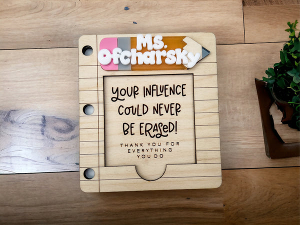 Post it note holder