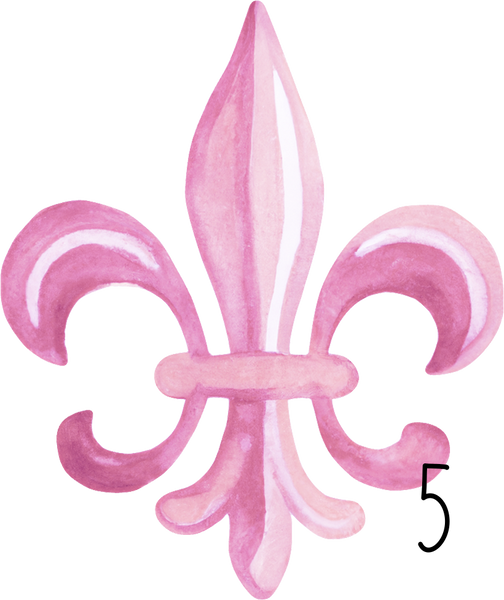 Fleur De Lis personalized ornament
