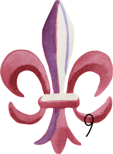 Fleur De Lis personalized ornament