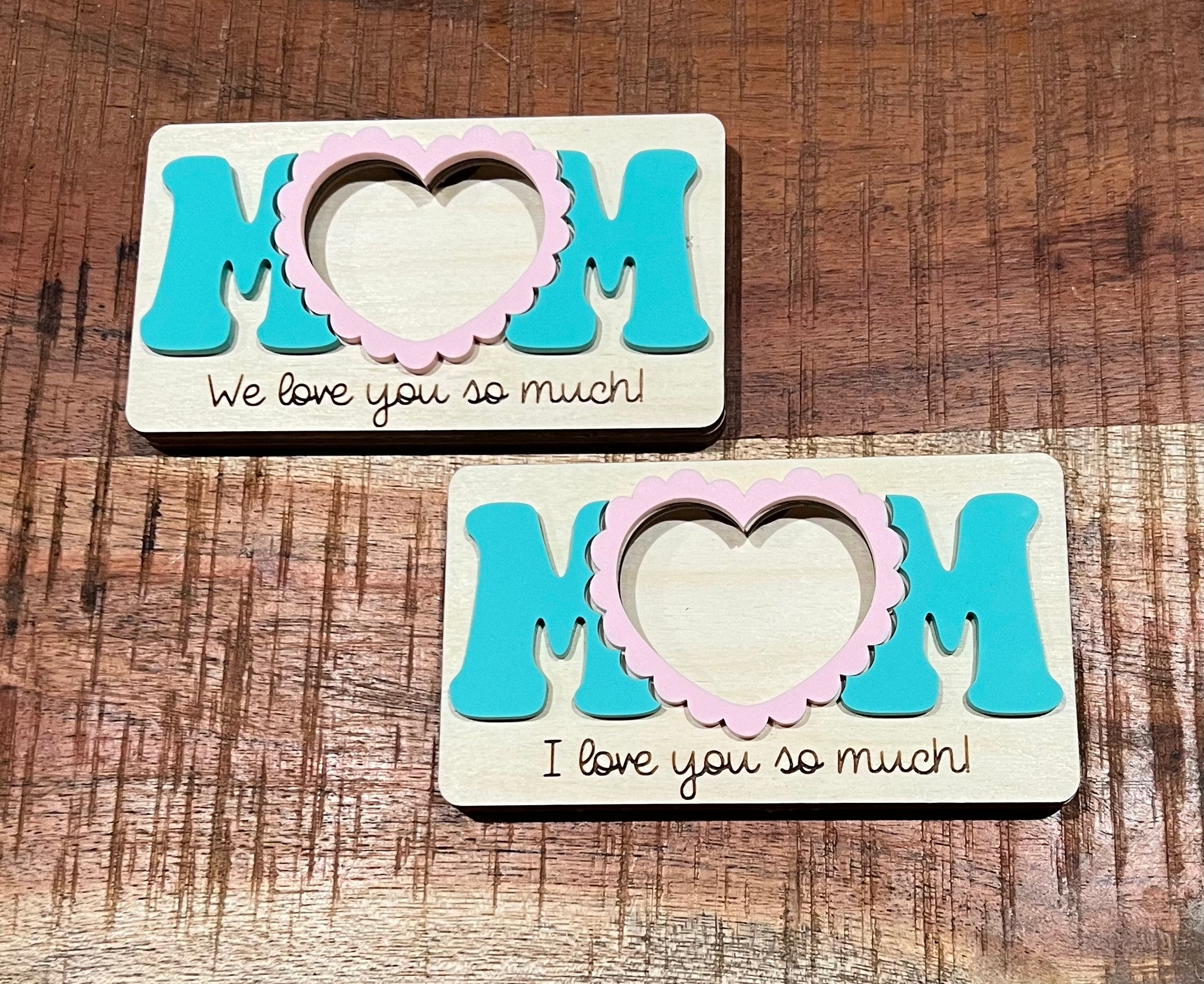 Heart MOM frame.