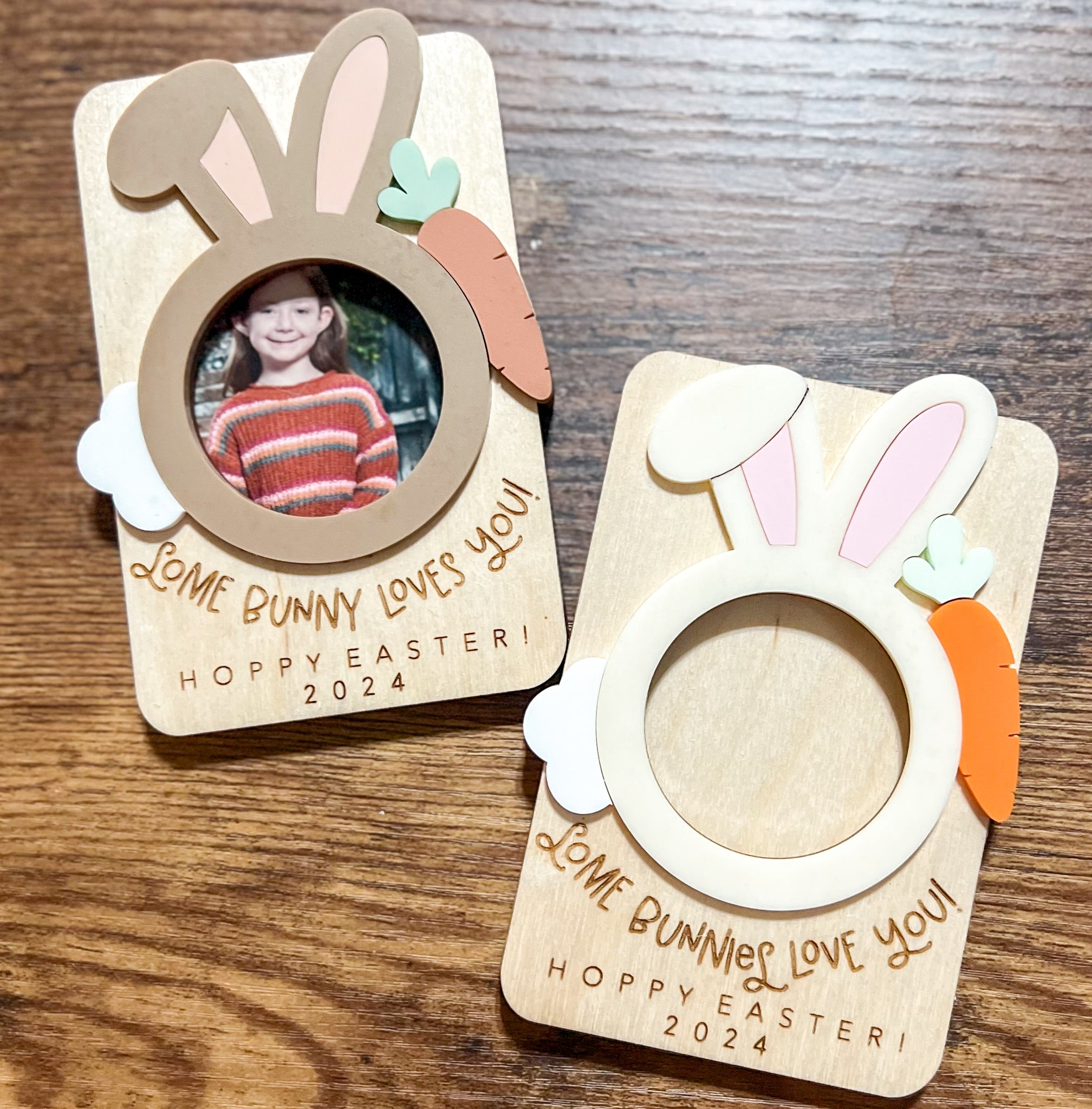 Easter frame fridge magnet