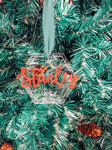 Family name 2022 ornament